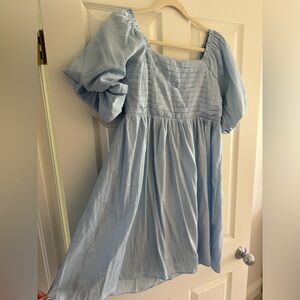 Blue Babydoll Dress